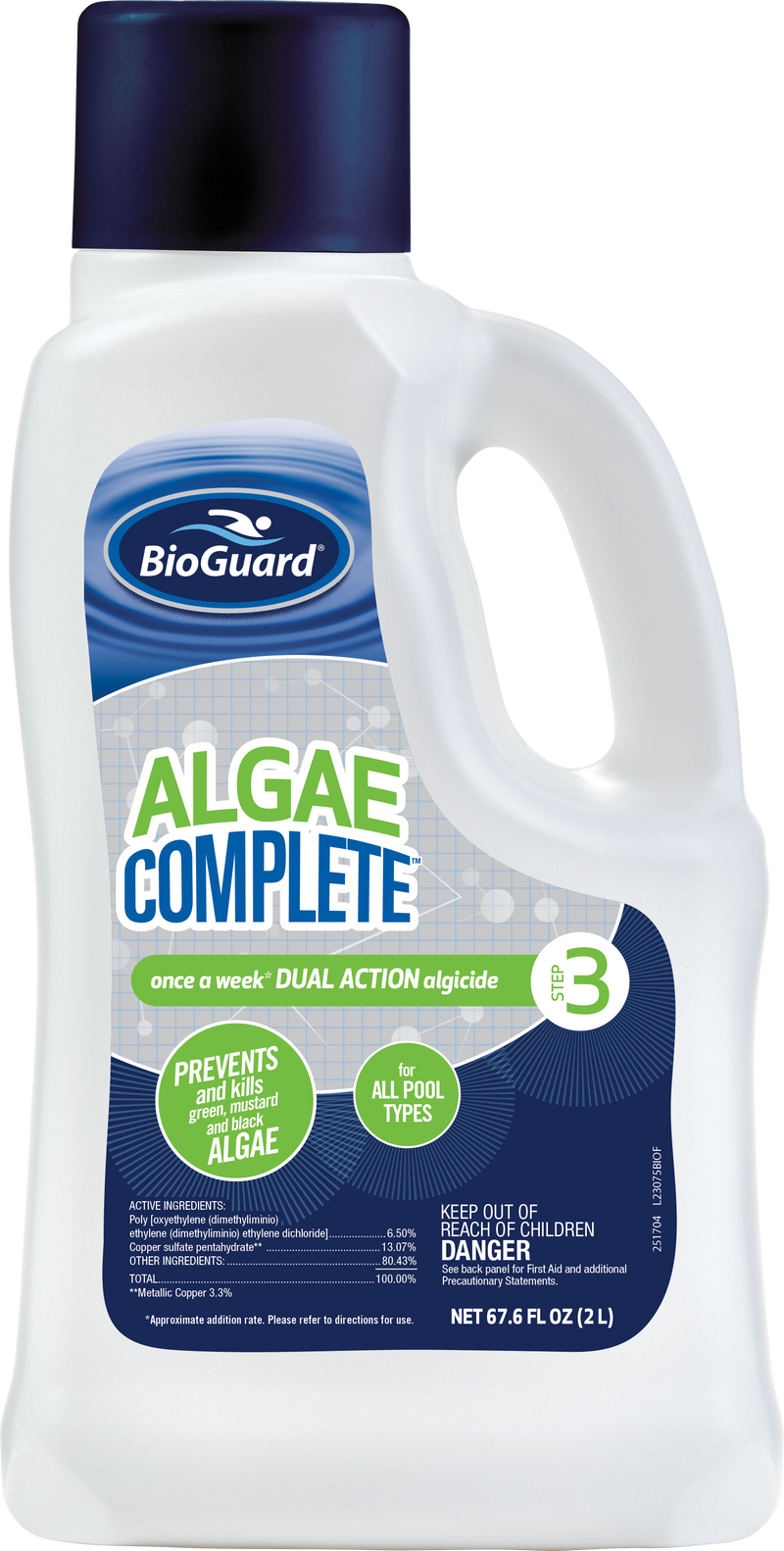 BioGuard Algae Complete Algae Complete is an extremely efficient rapid working algae eliminator.