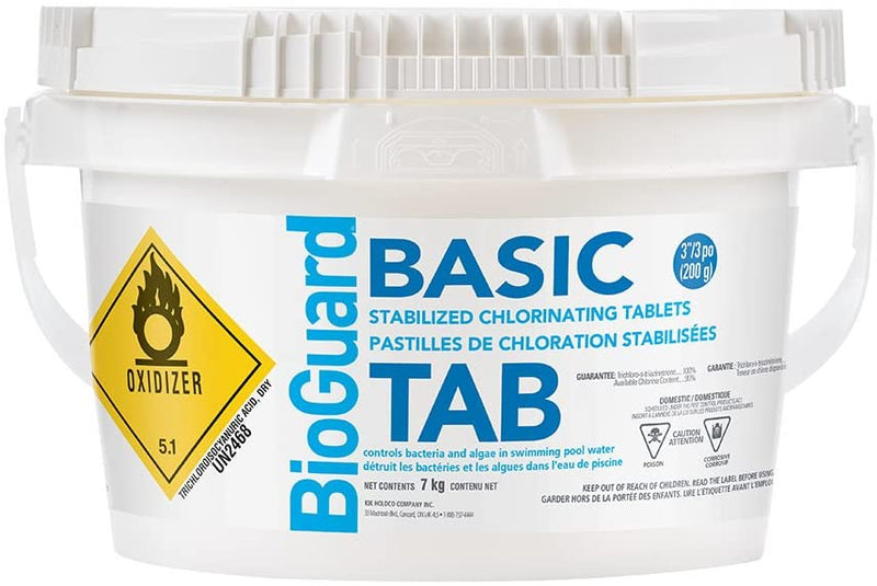BioGuard Basic Tabs Straight to the point.  3 inch chlorine tablet. 