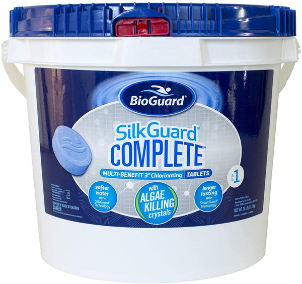 BioGuard SilkGuard Complete Multi-Benefit 3 Inch Chlorinating Tablets 25lb