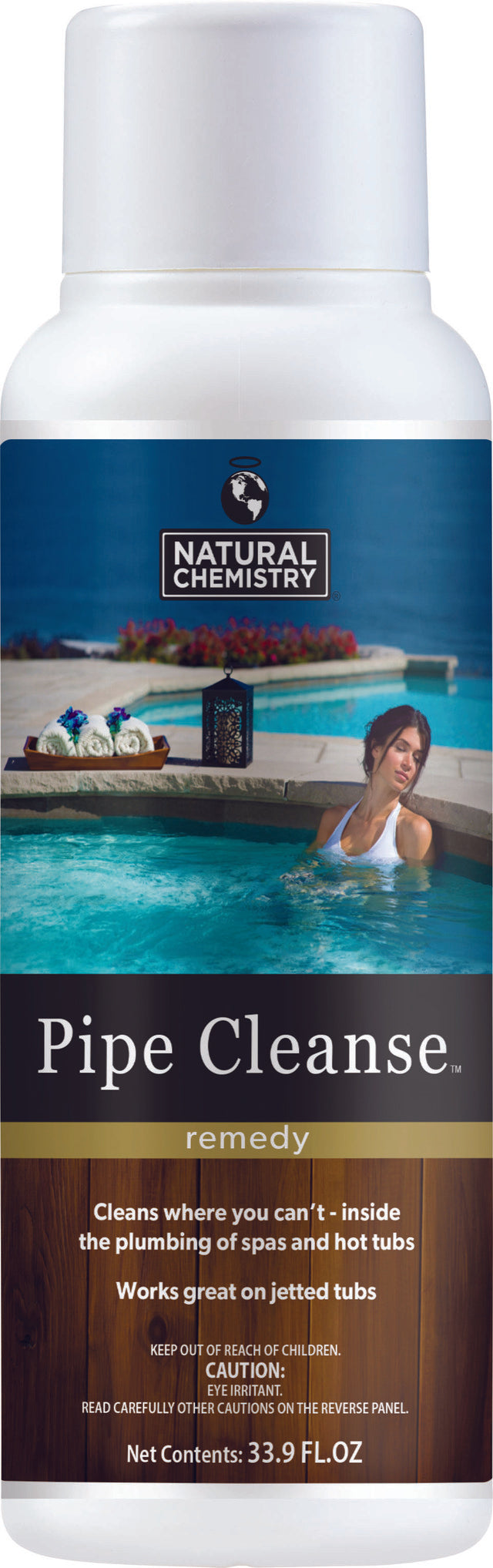 Natural Chemistry Pipe Cleanse  Pipe Cleanse​ attacks the root cause of most spa maintenance problems- the buildup of non-living organic waste contamination. 