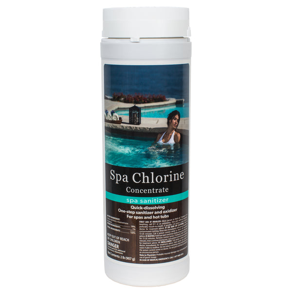 Natural Chemistry Spa Chlorine Concentrate  Fast easy and no dispensers needed - just spoon out the recommended dosage directly to your water for precise chlorine control 